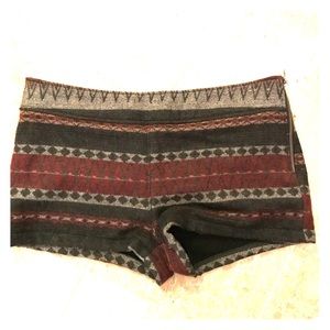 Free People Wool Shorts